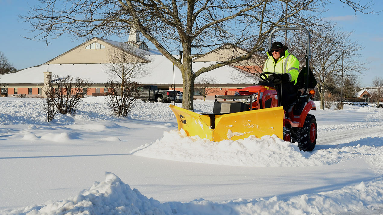 FISHER tractor v-plow