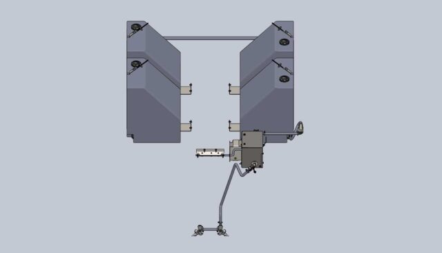 200 gallon configuration for trilogy defense pre-wet and direct liquid application