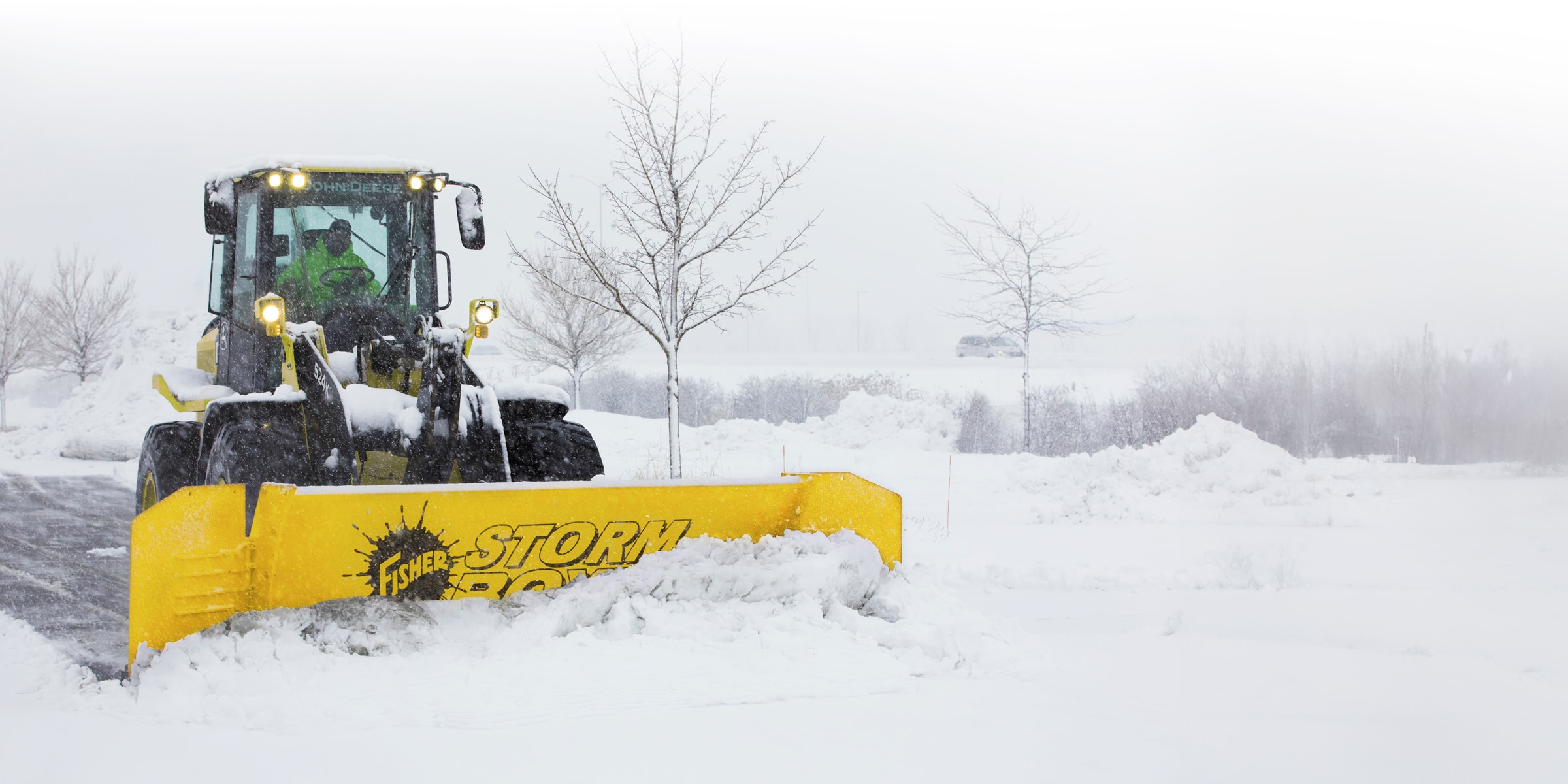 STORM BOXX Hydraulic Wing Pusher Plow