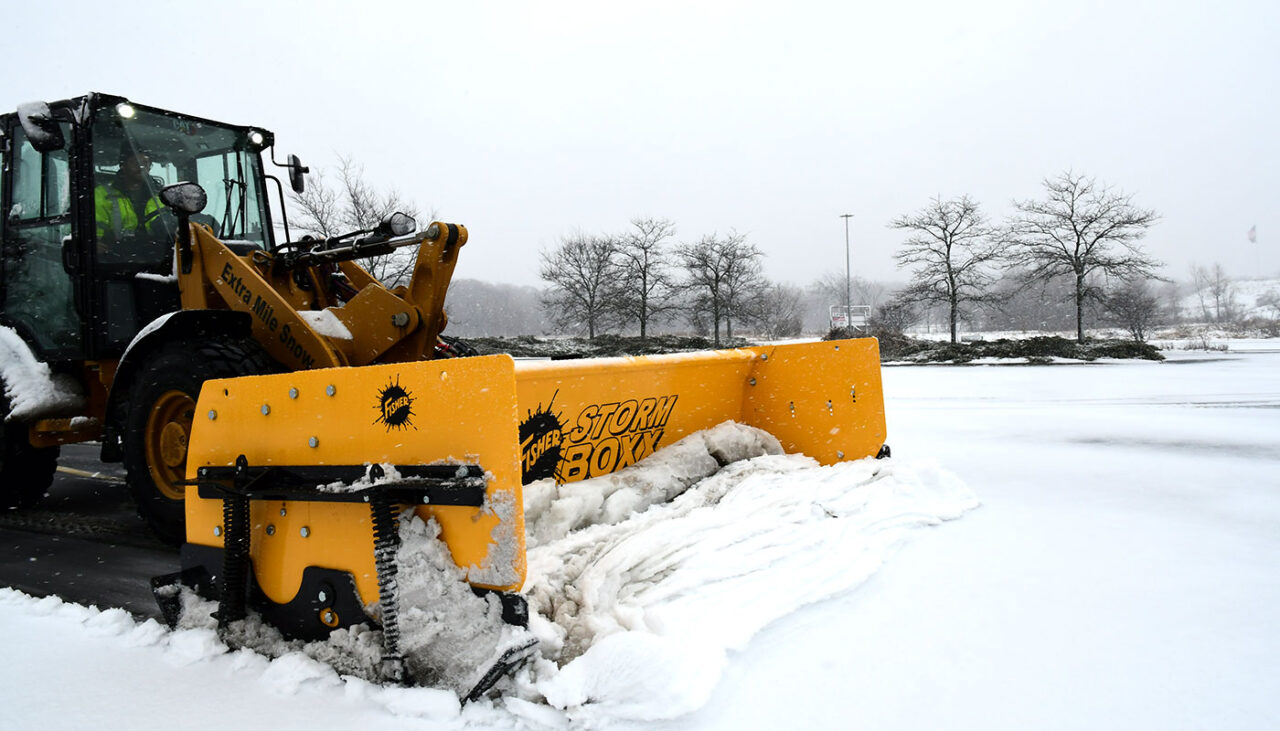 fisher storm boxx trace edge technology pusher plow