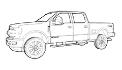 3/4-or 1-Ton Pickup Truck